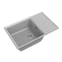 Мойка под столешницу Granfest Vertex 90x53x25 см мрамор цвет серый