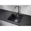 Мойка под столешницу Granula 3801 43x45x18 см кварц цвет черный