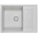 Мойка под столешницу Granula 6501 70x55x25 см гранит цвет белый