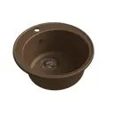 Мойка под столешницу Granfest Quarz eco z-08 55x55x23 см мрамор цвет терракот