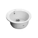 Мойка под столешницу Granfest R-520 58x57x25 см мрамор цвет белый