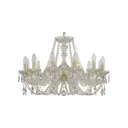 Люстра хрустальная Bohemia Ivele Crystal 1402 101.12.240.G E14 12 ламп 24 м²