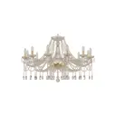 Люстра хрустальная Bohemia Ivele Crystal 1413 107.12.360.G E14 12 ламп 24 м²
