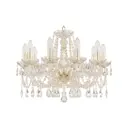 Люстра хрустальная Bohemia Ivele Crystal 1413 107.10.200.G E14 10 ламп 20 м²