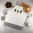 Кухонный фартук Этель Magic winter 60x70 см хлопок цвет белый