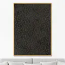 Репродукция картины на холсте "The line ornament. no 1. 2017г" 75x105 см