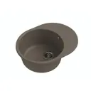 Мойка под столешницу Ewigstein Rund 45f 63x50x25 см гранит цвет темно-бежевый