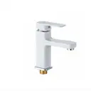 Смеситель для раковины Kolag KLG 1521-K05A-2 однорычажный цвет белый