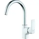 Смеситель для кухни однорычажный D&K DA1432416 латунь цвет белый