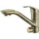 Смеситель для кухни с датчиком Kaiser Venus 39066-3 излив 16 см цвет бронза