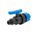 Кран разъемный ПНД Политэк 32x1/2" наружная резьба