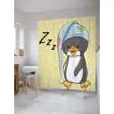 Шторка для ванной Сонный пигвин 180x200 см