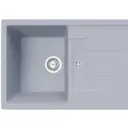 Кухонная мойка Topzero Susanna 78x57.5x20 см искусственный камень цвет серый