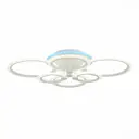 Люстра потолочная светодиодная ALMA LIGHT ALC00184WH-3000-6000K-LED.6x132W 20 м² изменение оттенков белого цвет белый
