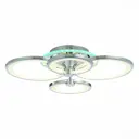 Люстра потолочная светодиодная ALMA LIGHT ALC00073CH-RGB-LED.4x100W 16 м² изменение цвета RGB цвет серый серебристый