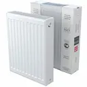 Радиатор Sti Ventil Compact 22-500-700 боковое подключение сталь белый