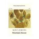 Постер Простопостер "Ван гог - подсолнухи" 120x90 см в подарочном тубусе без рамы