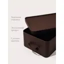 Кофр для белья Rompicato 25x14.5x35 см экокожа цвет коричневый