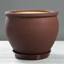Горшок цветочный 835658 Ориана 10 см 10 л керамика коричневый