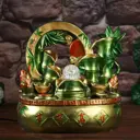 Фонтан настольный с подсветкой Simaland Бамбук и слитки 4627477 с шариком