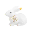 Фигурка декоративная 9.5x5.3x7 см Elan Gallery Зайка белая с золотом