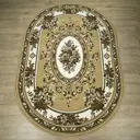 Ковер Белка 15361_10222 Лайла де Люкс 140x190 см овальный