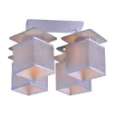 Светильник потолочный ESCADA 651/4P White OLIVER 4 лампы 12 м² цвет белый