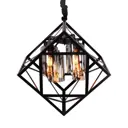Люстра потолочная LUMINA DECO LDP 11339-4 BK Brutte 4 лампы 16 м² цвет черный