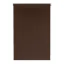 Рулонная штора Prakto Shantung 60x160 см цвет шоколад/бежевый