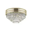 Люстра потолочная хрустальная Simple 5581-5CL 5581 5 ламп 10 м² цвет золото