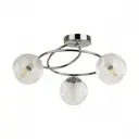 Люстра потолочная LUMION 5209_3C Comfi 3 лампы 8 м² цвет хром
