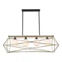 Люстра потолочная LUSSOLE LSP-8684 Нет 4 лампы 10.67 м² цвет золото