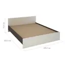 Кровать Стендмебель Басса 165.2x70x203.2 см цвет венге