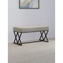 Пуф Bohemia home 46x99 см цвет черный INSIGNIA1PO.IR.99X46X45.BEV-1.BM