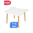 Стол детский Mega Toys Мишка 50x46x60 см МДФ цвет белый