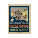 Постер Простопостер "Автомобили - автомобильный клуб moto club de catalunya" 90x60 см в раме