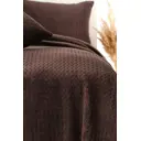 Покрывало Lizzy Home 016-RP/160200, 200x160 см, велсофт, цвет коричневый