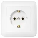 Розетка встраиваемая Bylectrica Паритет РС16-300 с заземлением цвет белый