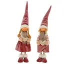 Фигура декоративная девочка 752147 Jiangsu holly everlasting inc., remeco collection 9.5 см растягивающаяся цвет розовый