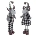 Фигура декоративная Олень 762535 Jiangsu holly everlasting inc., remeco collection 20 см растягивающаяся цвет серый/серебристый