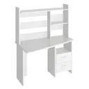 Компьютерный стол Мэрдэс Скл-трап120+нкл-120 бе лев 120x152x72 см ЛДСП цвет белый жемчуг