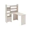 Компьютерный стол Мэрдэс Скл-угл130+нкл-120 к лев 120x152x130 см ЛДСП цвет бежево-белый