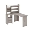 Компьютерный стол Мэрдэс Скл-угл130+нкл-120 н лев 120x152x130 см ЛДСП цвет серый дуб