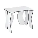 Стол многофункциональный Мебельная фабрика 1+1 Геймер 1 100x76x75 см ЛДСП цвет черный/белый