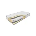 Матрас Dreamline Natural Komfort Massage S-1000 180x205 см, независимый пружинный блок, двуспальный, латексный