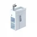 Тумба под раковину подвесная Iddis Torr 40 TOR40W1i95K 25см цвет белый