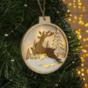 Елочная игрушка Fnb-084 Luazon lighting 4364317 13 см х 1 см бежевый