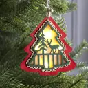 Елочная игрушка Fnb-211 Luazon lighting 4357361 10 см х 2 см красный