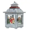 Новогоднее украшение Фонарик 18x31x18 см белый