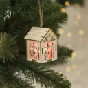 Елочная игрушка Fnb-073 Luazon lighting 3667553 6 см х 6.5 см бежевый